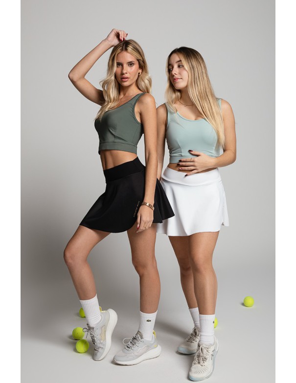 Falda Goddess (Negro y Verde Caqui)