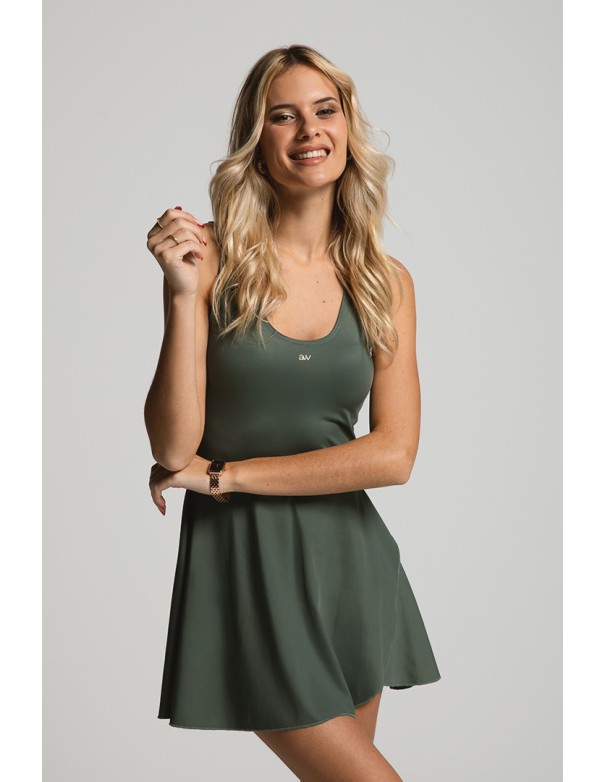 Vestido Elegant (Verde Kaki)